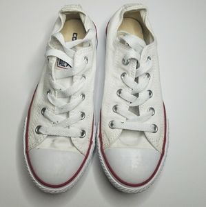 Converse size 1 white and blue FINAL PRICE